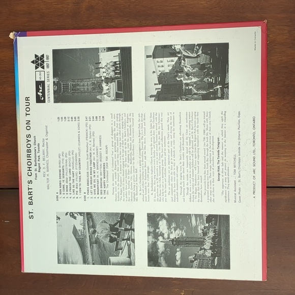 1967 Centennial St. Bart's Choirboys On Tour Record Album - Picture 2 of 5